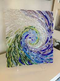 Glass Fusing By Veronica Sorem Fused Glass Wall Art Fused Glass Artwork Glass Fusing Projects