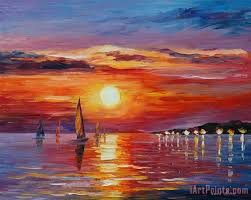 But alex is an exception. Leonid Afremov Sunset Painting Sunset Print For Sale