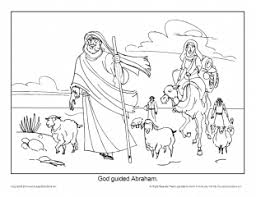Right click on the links above to download each page in this project. Abraham Coloring Page Printable God Guided Abraham