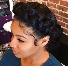 From way back in the earlier centuries bob hairstyles were always one of the trendiest hairstyles and of late the braided bob style has once again taken over by storm. Beautiful Crown Braid By Filthyrichtresses Black Hair Information
