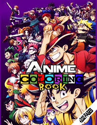This coloring pages set with your favorite characters from happy tree friends! Anime Coloring Book 200 Pages Color 200 Mixed Anime Characters That You Know Anime
