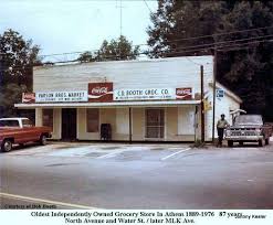 C D Booth Grocery Corner Water St North Ave By The Big Trestle Bought Groceries For Years Athens Ga Buying Groceries Athens Athens Ga