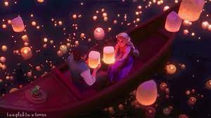 Tangled Http Rebloggy Com Post Gif Love My Gifs Lights Tangled Rapunzel Flynn Rider Tangled Gif Boat Disney Tan Rapunzel And Eugene Fandoms Fandom Crossover