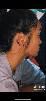 999 Juice Wrld Tattoo Behind Ear Tattoos Tattoos Tattoos Behind The Ear