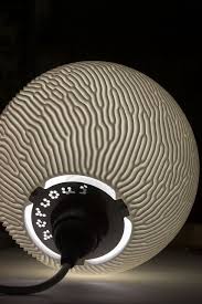 Reaction Spiral Lamp Lamp Playful Design 3d Printed Objects