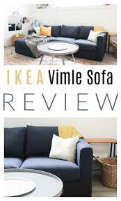 Inside My Full Review Of The Ikea Vimle Sofa With The Sectional Chaise Including How To Assemble It A R Ikea Vimle Sofa Ikea Sectional Sofa Ikea Living Room