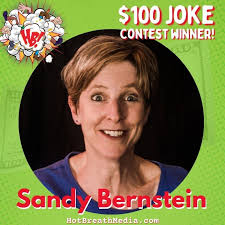 $100 Joke Contest Winner Sandy Bernstein: Breaking Writer's Block,  Balancing Family and Comedy
