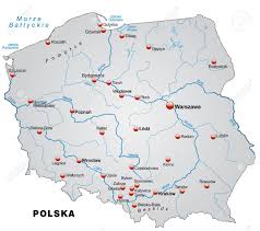 Polen ist ein zentraleuropäisches land und eines der 20 am meisten besuchten länder der welt. Karte Von Polen Als Ubersichtskarte In Grau Lizenzfrei Nutzbare Vektorgrafiken Clip Arts Illustrationen Image 25137974