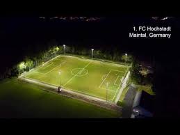 Modern Lighting Solutions For Outdoor Sports Pitches Youtube