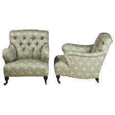 Exceptional Pair Of Howard And Sons Bridgewater Armchairs C 1900 Armchair Upholstered Furniture Furniture