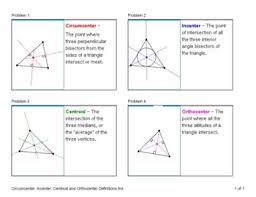 Centroid, Circumcenter, Orthocenter | Math