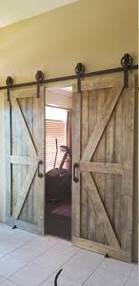 Custom British Brace Sliding Barn Door Weathered Wood Barn Door Wood Barn Door Garage Door Design Barn Door Sliders