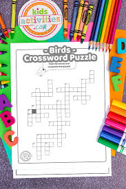 Crossword puzzles are for everyone. Birds Crossword Puzzles For Kids Kids Activities Blog