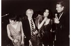 Nothing compares to her white horse entrance, but this white dove accessory. Makos Christopher The Gang Of Four At Studio 54 Liza Minelli Andy Warhol Bianca Jagger And Halston 1978 Mutualart