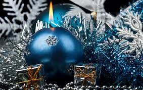 Hasta 12 cuotas sin interés. Azul Y Plata Para Un Ambiente Navideno Fresco Y Elegante