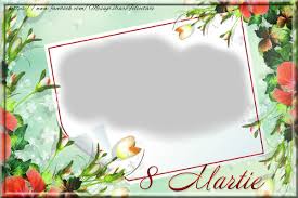 Flori si cadouri de 8 martie. Personalizare Felicitari Cu Poza Ziua Femeii 8 Martie Rama Foto 8 Martie Felicitaripersonalizate Com