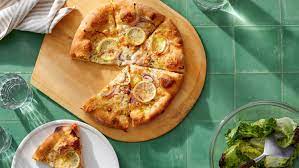 Lemon And Italian Cheese Pizza Recipe Recipe Lemon Pizza Recipes Lemon Recipes