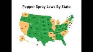 Pepper Spray Laws By State United States Youtube