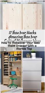 How To Makeover Your Ikea Malm Dresser With A Marble Top Dresser Ikea Makeover Malm Ma Ikea Malm Dresser Ikea Hack Storage Ikea Malm
