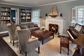Traditional Living Room With Ethan Allen Madison Sofa Custom Fabric Shalom Brothers Broadway Ivor Piano Living Rooms Grand Piano Living Room Livingroom Layout