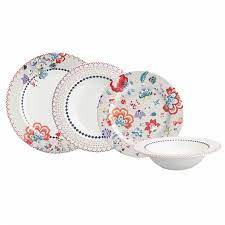 Tüm yemek takımları ürünleri ». Karaca May Flower 24 Parca 6 Kisilik Yemek Takimi Karaca