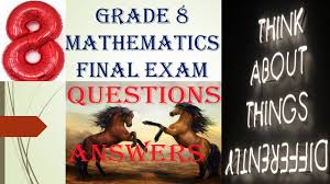 These math trivia questions can be used as a math lesson to help people study or even improve their mathematical skills. Grade 8 Mathematics Questions Answers Made By Teachers