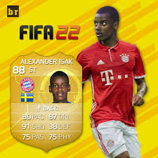 86 future stars alexander isak is a beast! B R Football On Twitter Alexander Isak S Fifa 22 Card