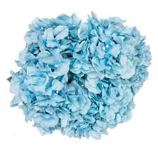 Artificial hydrangea washed cube wood grey flowers floral arrangement planter faux arrangements silk hydrangeas teal amzn. Blue Bunch Hydrangea Silk Flowers 6 Heads Per Bunch Royal Imports