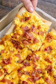 Cracked Out Breakfast Pizza Easy Recipes Today Breakfast Pizza Recipe Breakfast Dishes Breakfast Recipes