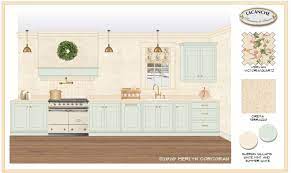 The inside of the glass cabinet and its shelves will need. Lacanche Kitchen White Cabinetry Sherwin Williams White Kitchen Elevation