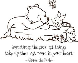 Classic Pooh And Piglet Sometimes The Smallest Things Child Quote Vinyl Wall Decal Winnie The Pooh Winnie The Pooh Quotes Winnie The Pooh Tattoos