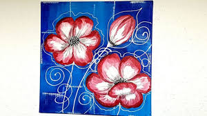 Eine besondere ausstattung benötigen sie für das malen mit acryl nicht. Blumen Malen Acryl Fur Anfanger Flowers Acrylic Painting For Beginners Youtube