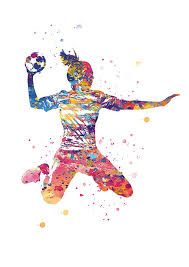 Hanball Player Handball Poster Sports Poster Gift Idea Etsy In 2020 Handball Players Sport Poster Sports Gifts
