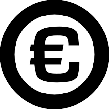 The euro sign or symbol (€) is not difficult to insert into a microsoft word document. Circular Euros Symbol Universal Icons Commerce Currency Sign Money Circle Euro Icon