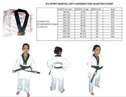 Kids Martial Arts Taekwondo Uniforms