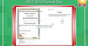 Sehingga bisa di edit dengan menyesuaiakn data sekolah, data siswa ataupun keperluan dan. Bingkai Ijazah Sma Tahun Ajar 2019 2020 Format Doc Operator Sekolah