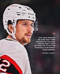 Thomas Chabot called the team out after last night's 4-0 loss. Not good  enough is right.