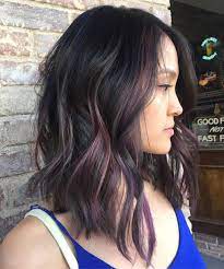 20 Jaw Dropping Partial Balayage Hairstyles Balayage Hair Purple Dark Hair With Highlights Balayage Hair