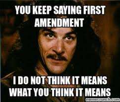 Your daily dose of fun! The First Amendment Died In August Fearless