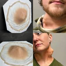 Unpainted Silicone Eye Socket Burn Prosthetic (unpainted) Cosplay, LARP,  Sfx, Halloween, Freddy Krueger