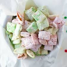This classic can also be enjoyed by anyone with peanut allergies. Christmas Puppy Chow Muddy Buddies Around My Family Table