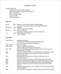 Free 9 Sample Pharmacist Resume Templates In Pdf