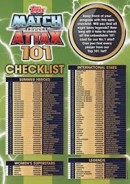 If you want 10 free match attax codes, subscribe, like this video and comment whatever you want! Match Attax 101 2019 Topps Checklist By A Magia Dos Cromos Issuu