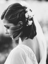 Bridal hairstyles for short hair include romantic updos, glamorous old hollywood curls and unique hair accessories (headbands, barrettes and flower crowns), as seen in some of our favorite short wedding hair 'dos. 29 Half Up Half Down Wedding Hairstyles To Save Asap