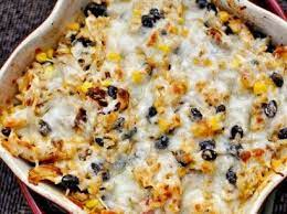 Cheesy Chicken And Rice Bake Recipe Recipes Food Mexican Food Recipes