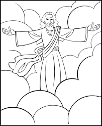Your jesus christ stock images are ready. Second Coming Of Jesus Coloring Page Jesus Coloring Pages Sunday School Coloring Pages Bible Crafts