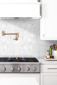 Elegant White Rhomboid Backsplash Tile Backsplash Com In 2020 White Tile Kitchen Backsplash Luxury Kitchen Backsplash White Backsplash