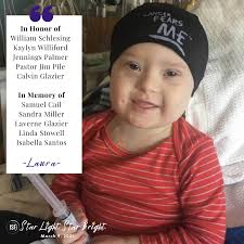 Star Light Star Bright Luminary Dedication Wall Honoring Cancer Warriors