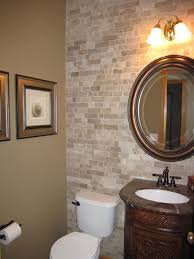 Half Bathroom Ideas Want A Half Bathroom That Will Impress Your Guests When Entertaini Wallpaper Accent Wall Bathroom Bathroom Accent Wall Bathroom Wallpaper