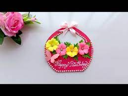 1372 Beautiful Handmade Birthday Card Birthday Card Idea Youtube Diy Greeting Cards For Birthday Birthday Cards Diy Flower Diy Crafts